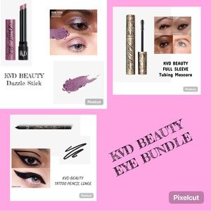 KVD BEAUTY Eye Makeup Bundle-Mascara, Liner and Eye Shadow